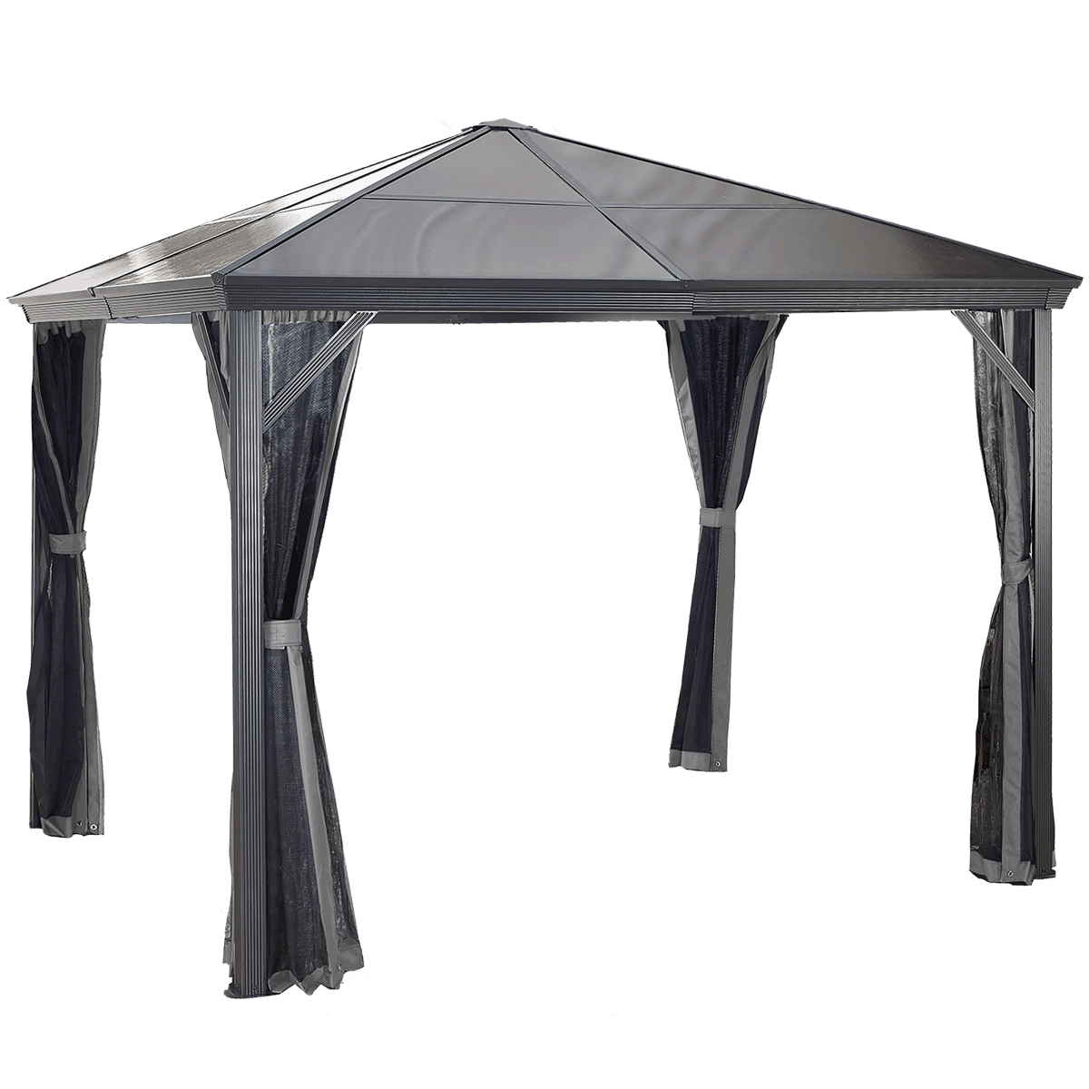 Verona Hardtop Gazebo 10x10, 10x12, and 10x14 - Sheds For Space