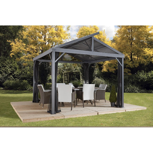 Sanibel II Hardtop Gazebo 8ft x 8ft - Sheds For Space