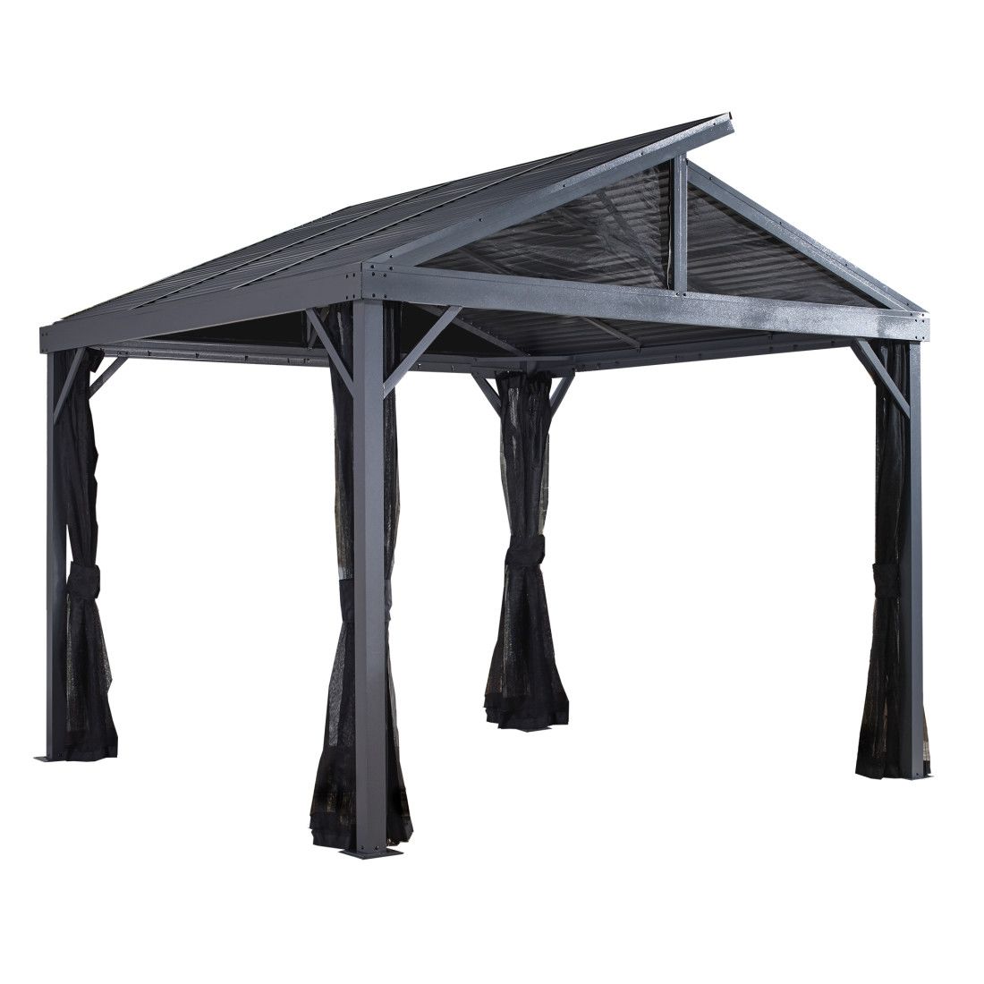 Sanibel II Hardtop Gazebo 8ft x 8ft - Sheds For Space