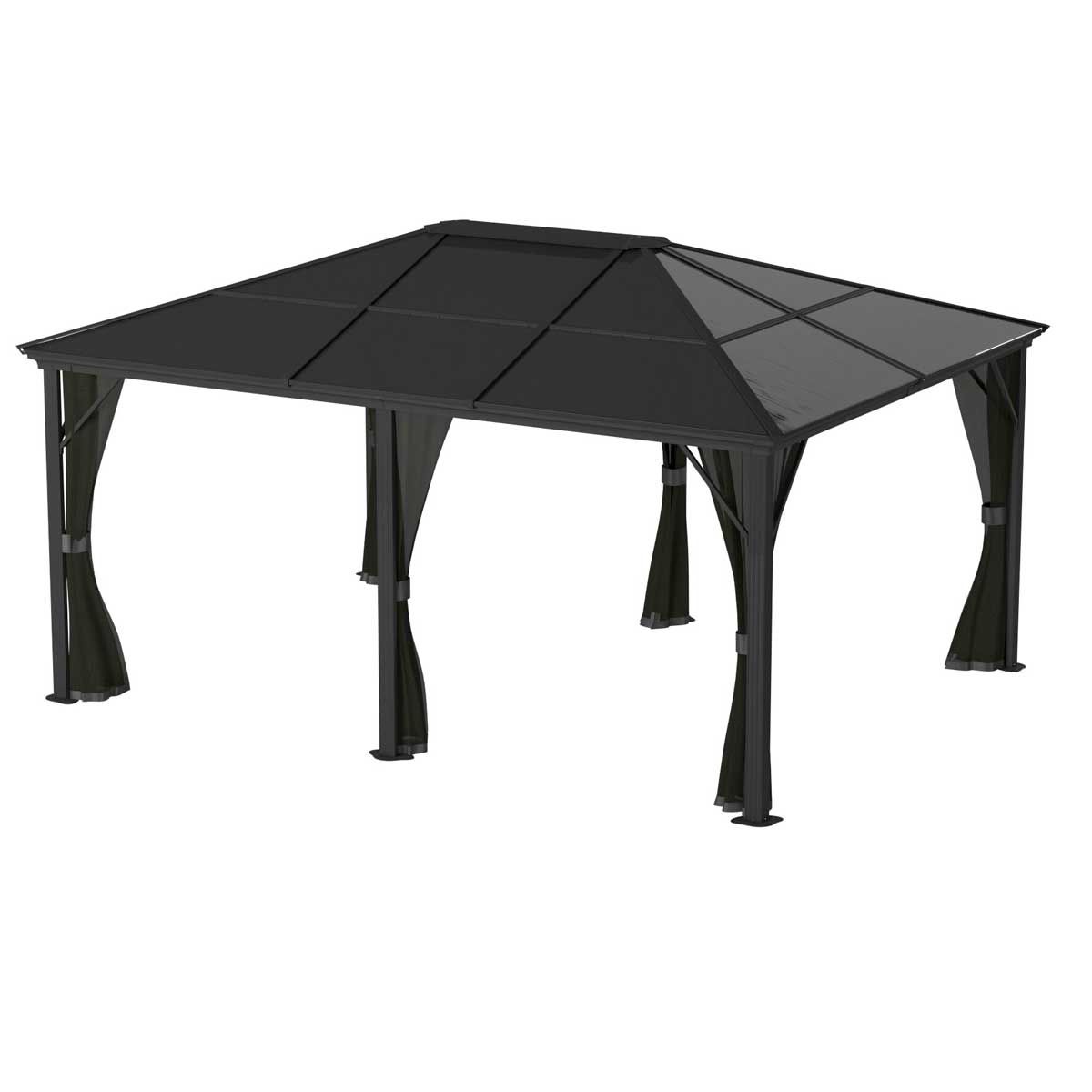 Meridien Hardtop Gazebo 10x10, 10x12, 10x14, 12x16 - Sheds For Space