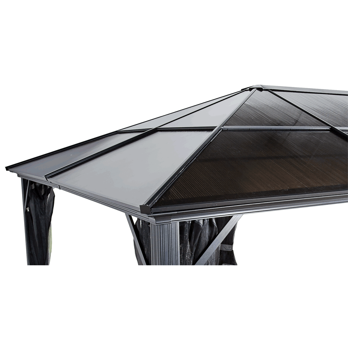 Meridien Hardtop Gazebo 10x10, 10x12, 10x14, 12x16 - Sheds For Space