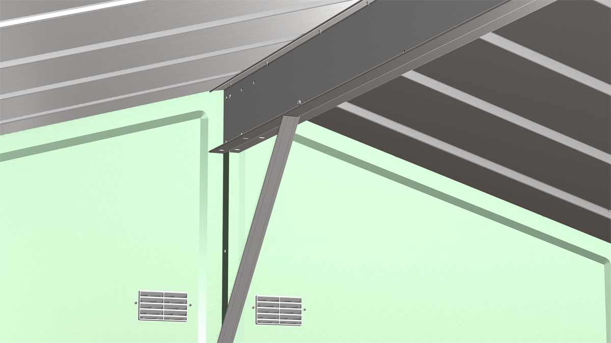 Arrow Select Steel Storage Shed, 10' Width x 8' Depth