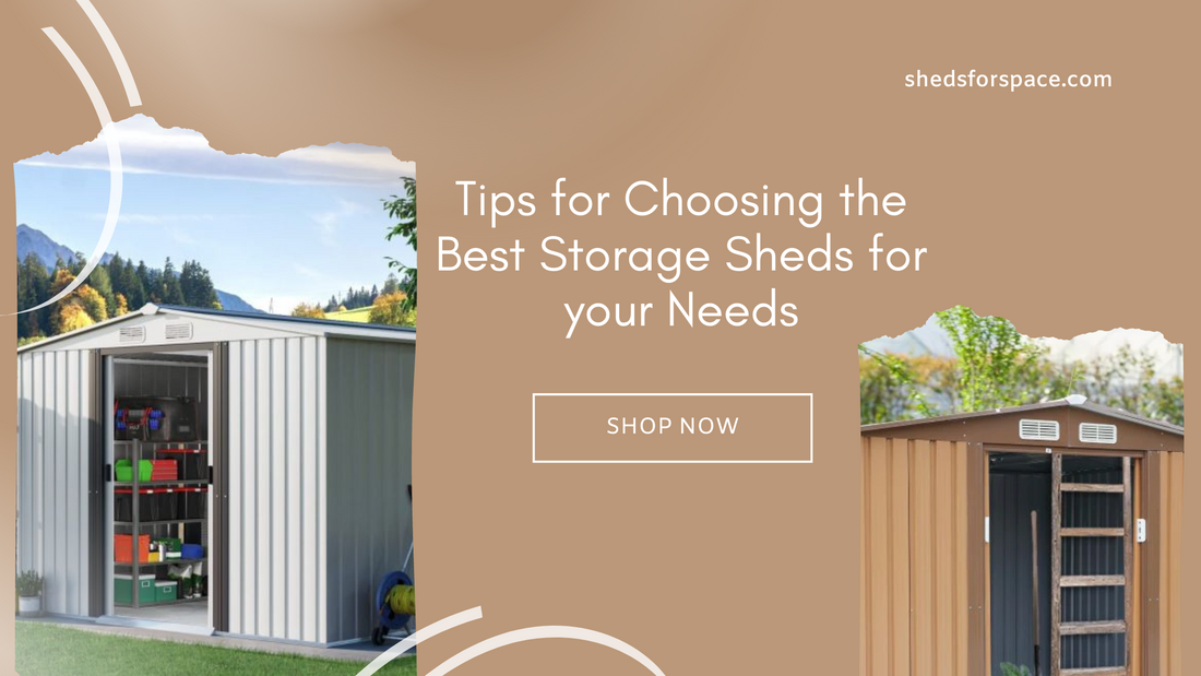 How To Choose The Best Storage Shed For  Your Needs