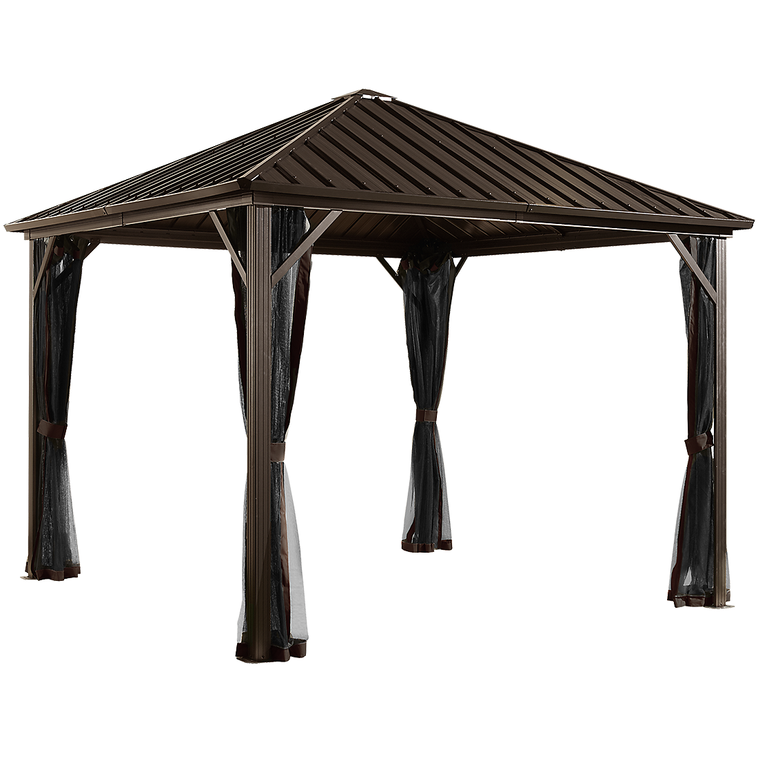 Dakota Hardtop Gazebo 8x8, 10x10, and 10x12 - Sheds For Space