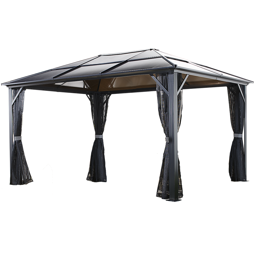 Meridien Hardtop Gazebo 10x10, 10x12, 10x14, 12x16 - Sheds For Space