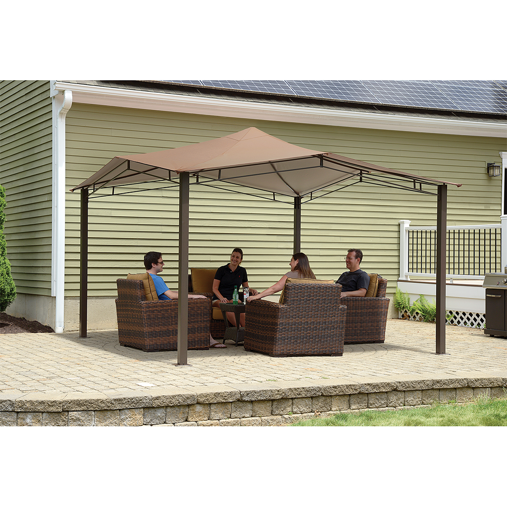 Sequoia Gazebo, 12 ft. x 12 ft. Bronze - Sheds For Space