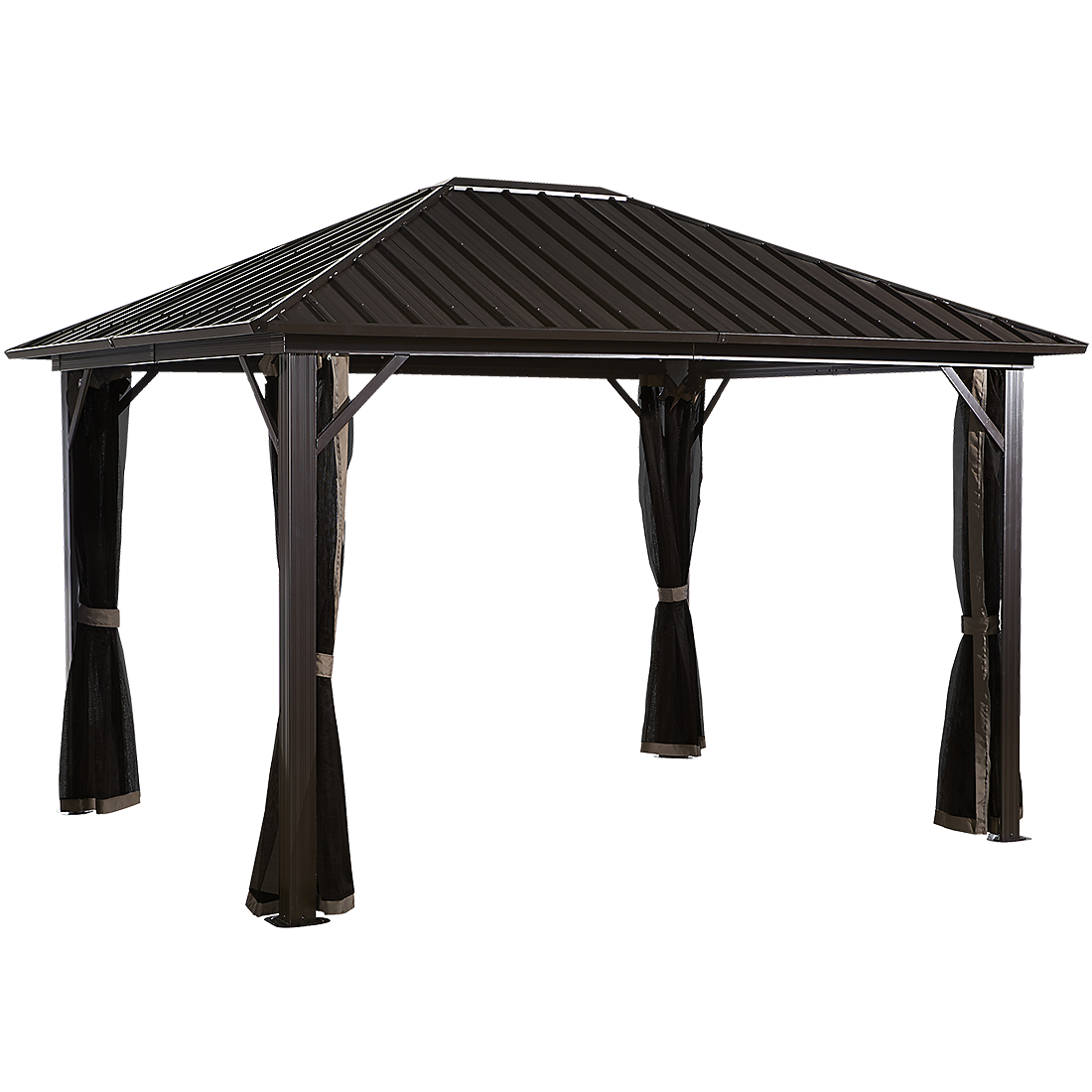 Genova Hardtop Gazebo, 10x10, 10x12, 10x14, 12x14, 12x16 - Sheds For Space