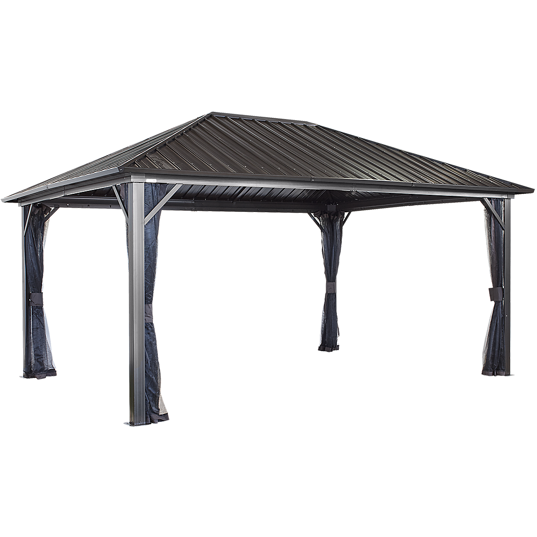 Genova Hardtop Gazebo, 10x10, 10x12, 10x14, 12x14, 12x16 - Sheds For Space