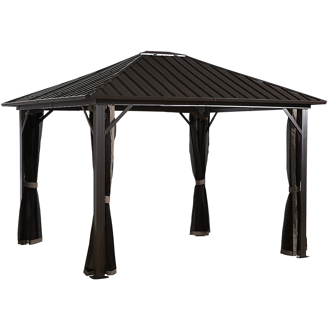 Genova Hardtop Gazebo, 10x10, 10x12, 10x14, 12x14, 12x16 - Sheds For Space