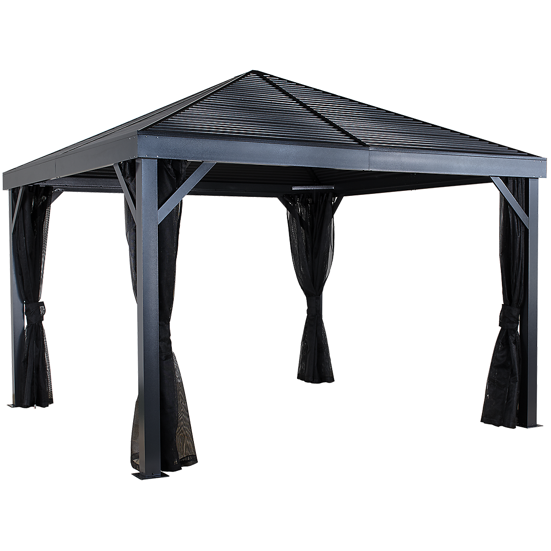 South Beach Hardtop Gazebo, 12 ft. x 12 ft. - Sheds For Space