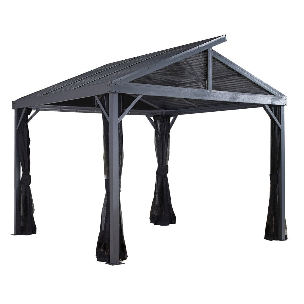 Sanibel II Hardtop Gazebo 8ft x 8ft - Sheds For Space