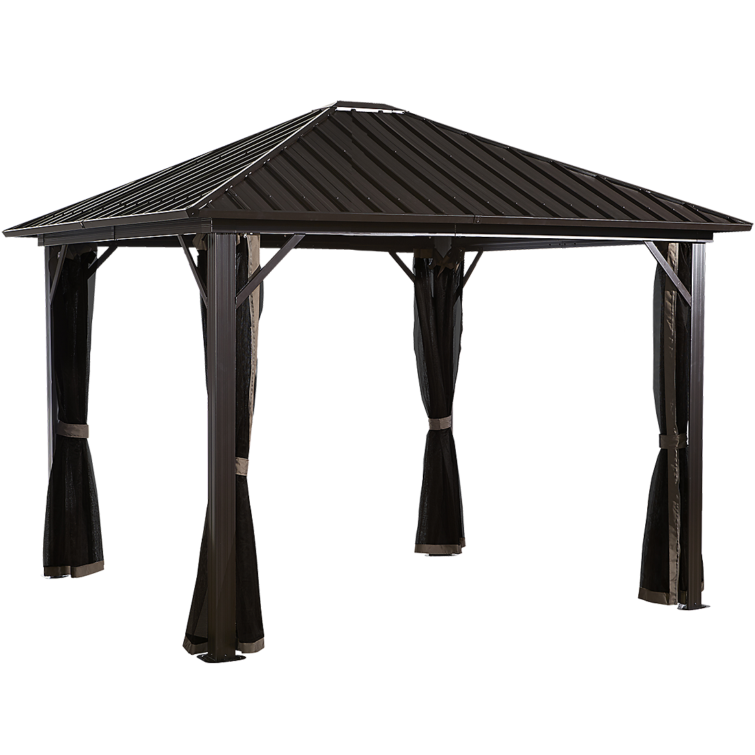 Genova Hardtop Gazebo, 10x10, 10x12, 10x14, 12x14, 12x16 - Sheds For Space