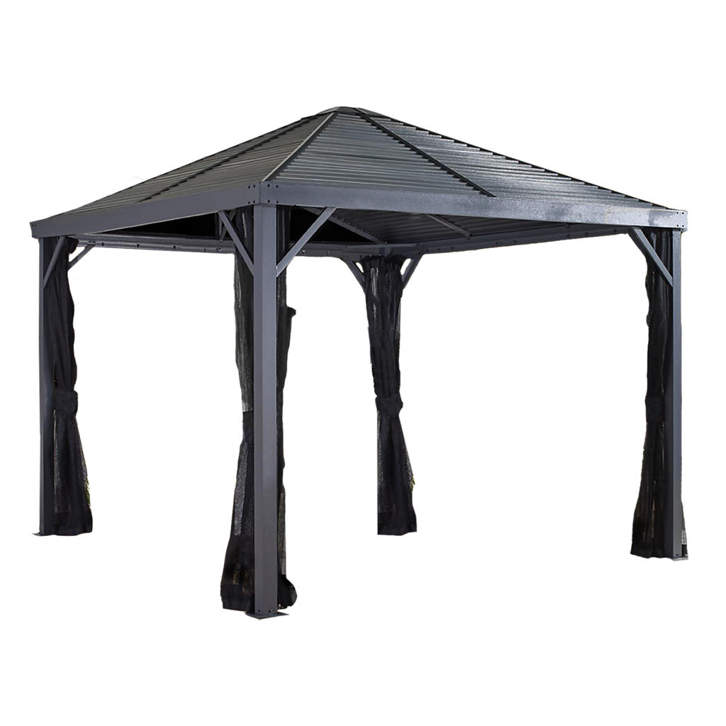 Sanibel Hardtop Gazebo 8' x 8' and 10' x 10' - Sheds For Space