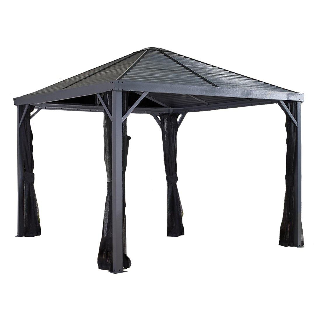 Sanibel Hardtop Gazebo 8' x 8' and 10' x 10' - Sheds For Space