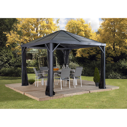 Sanibel Hardtop Gazebo 8' x 8' and 10' x 10' - Sheds For Space