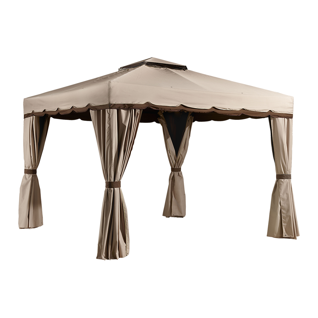 Roma "Soft Top" Gazebo 10x10 and 10x12 ft. - Sheds For Space