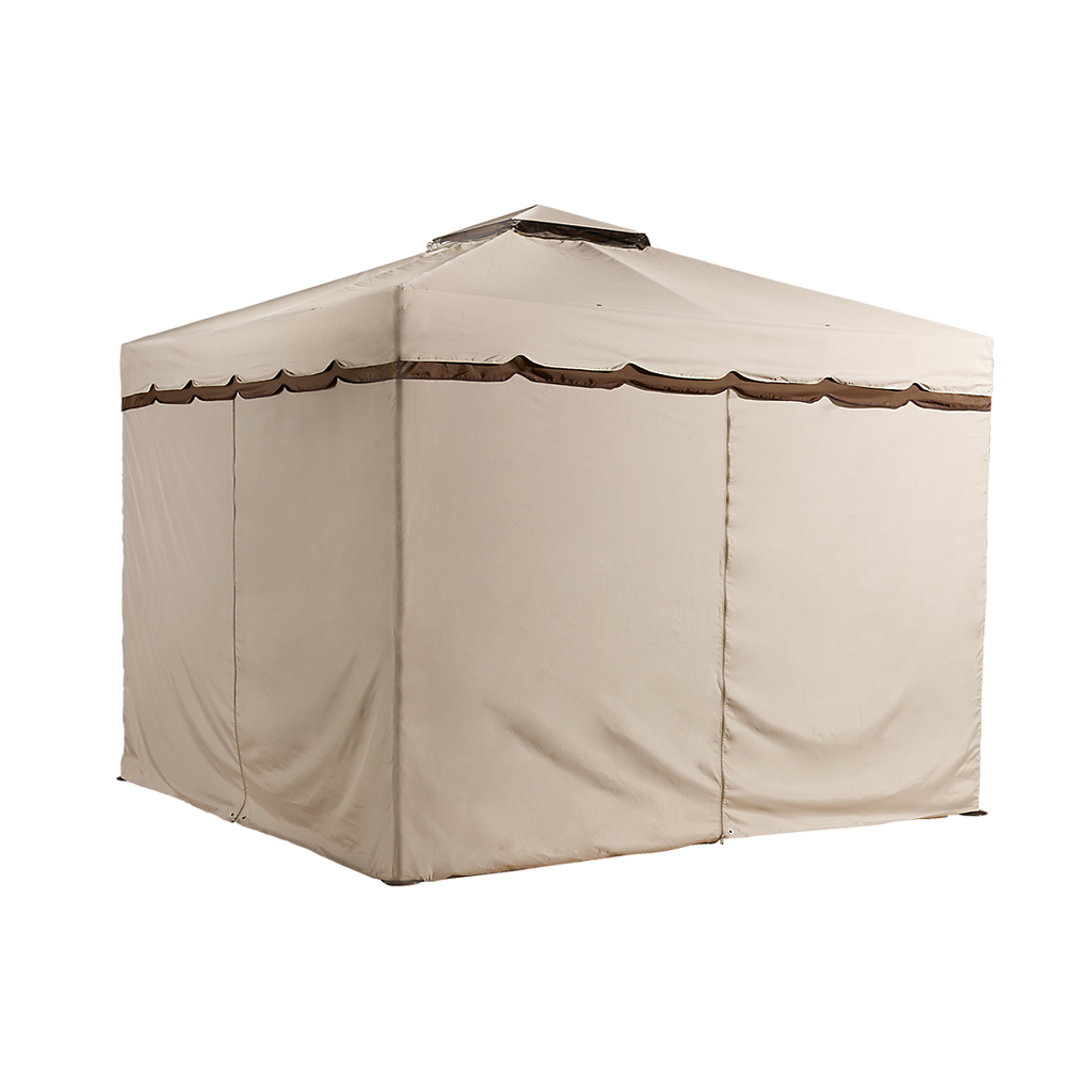 Roma "Soft Top" Gazebo 10x10 and 10x12 ft. - Sheds For Space