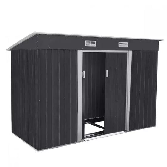 Metal Outdoor Storage Shed - (9' Width x 4' Depth) - Sheds For Space