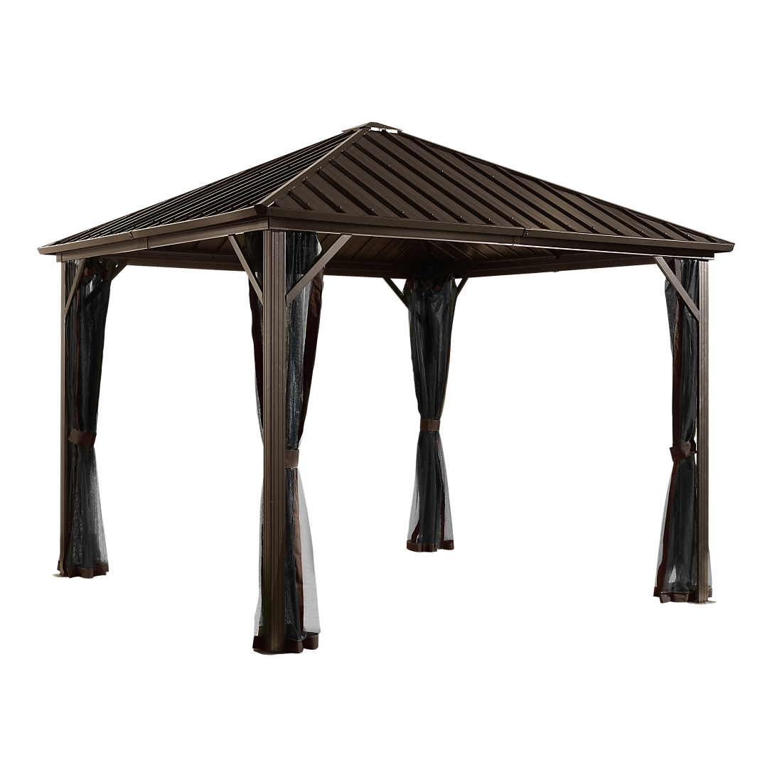 Dakota Hardtop Gazebo 8x8, 10x10, and 10x12 - Sheds For Space