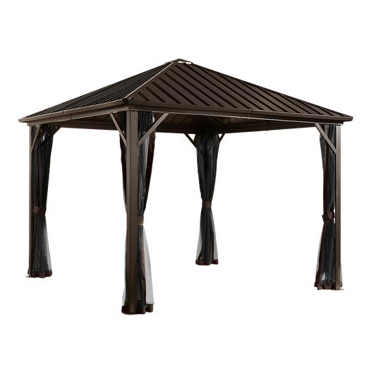 Dakota Hardtop Gazebo 8x8, 10x10, and 10x12 - Sheds For Space