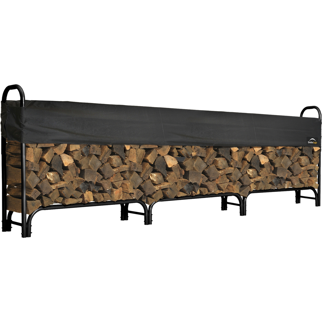 HD Firewood Rack with Cover 12 ft. - Sheds For Space