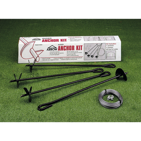 Earth Anchor (Auger & Cable) Highly Recommended - Sheds For Space