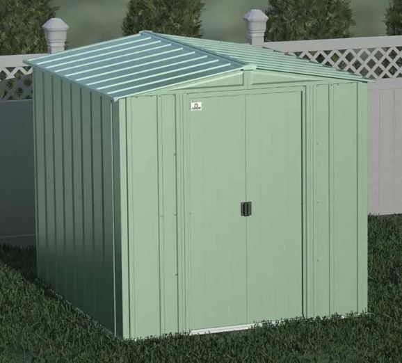 Arrow Classic Steel Storage Shed, 6' Wide x 7' Depth - Sheds For Space