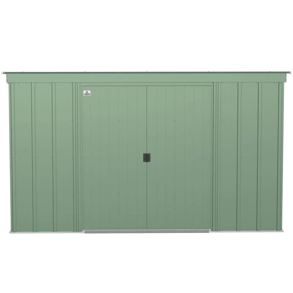 Arrow Classic Steel Storage Shed, 10' Wide x 4' Depth - Sheds For Space