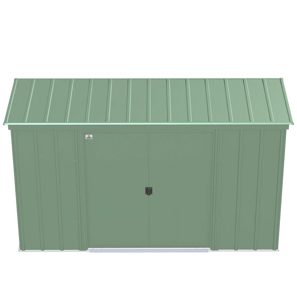 Arrow Classic Steel Storage Shed, 10' Wide x 4' Depth - Sheds For Space