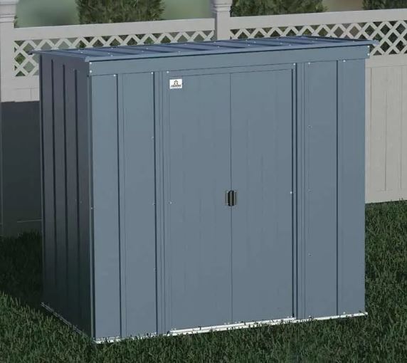 Arrow Classic Steel Storage Shed, 6' Wide x 4' Depth - Sheds For Space