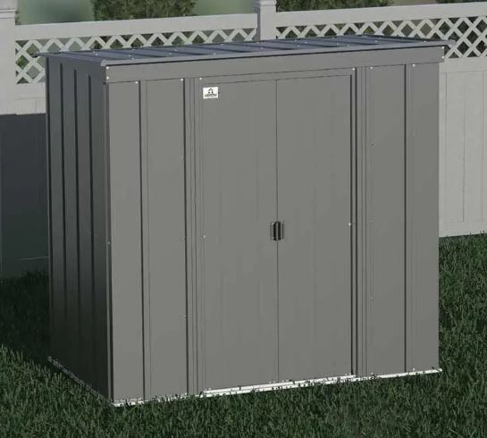 Arrow Classic Steel Storage Shed, 6' Wide x 4' Depth - Sheds For Space