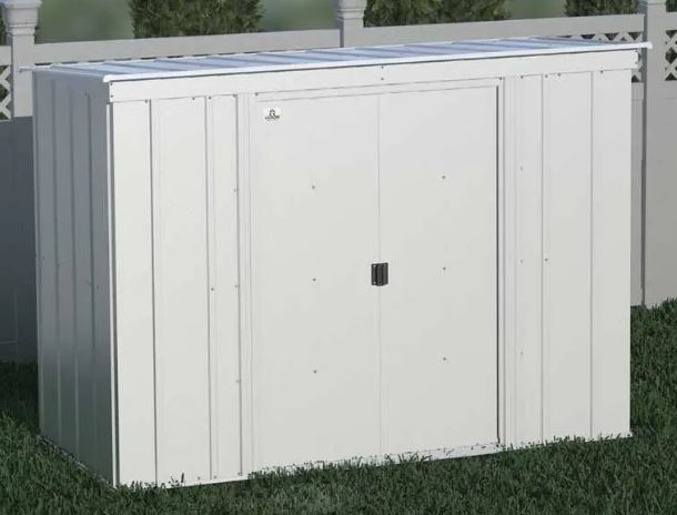 Arrow Classic Steel Storage Shed, 8' Wide x 4' Depth - Sheds For Space