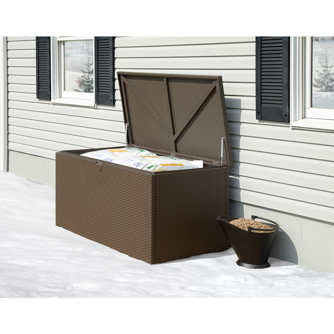 Spacemaker® HDG Steel® Deck Box - Sheds For Space