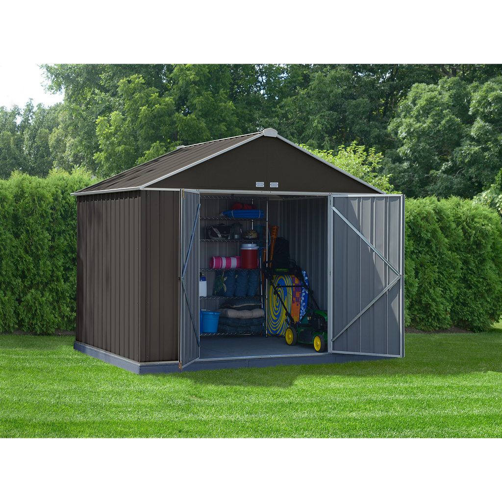 EZEE Shed® Steel Storage Shed 10' Width x 8' Depth - Sheds For Space