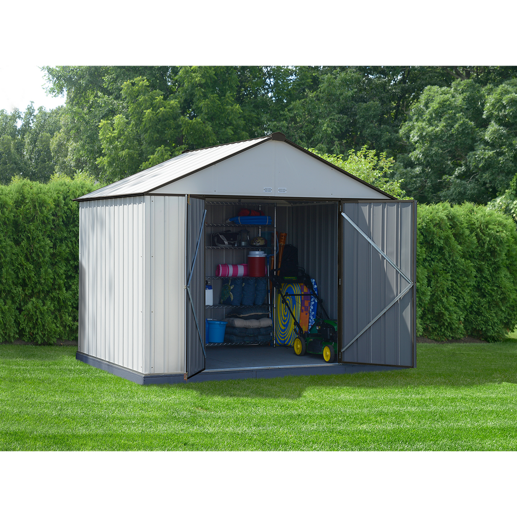 EZEE Shed® Steel Storage Shed 10' Width x 8' Depth - Sheds For Space