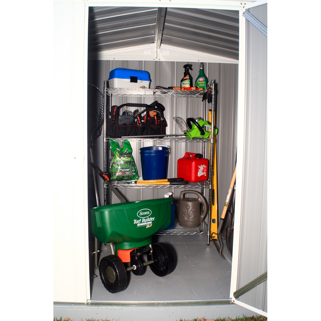 EZEE Shed® Steel Storage Shed 10' Width x 8' Depth - Sheds For Space