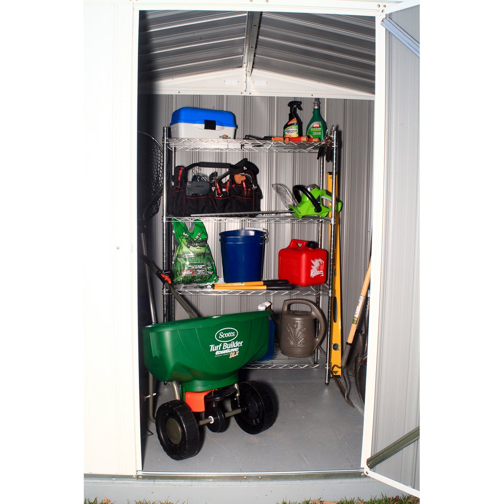 EZEE Shed® Steel Storage Shed 6' Width x 5' Depth - Sheds For Space