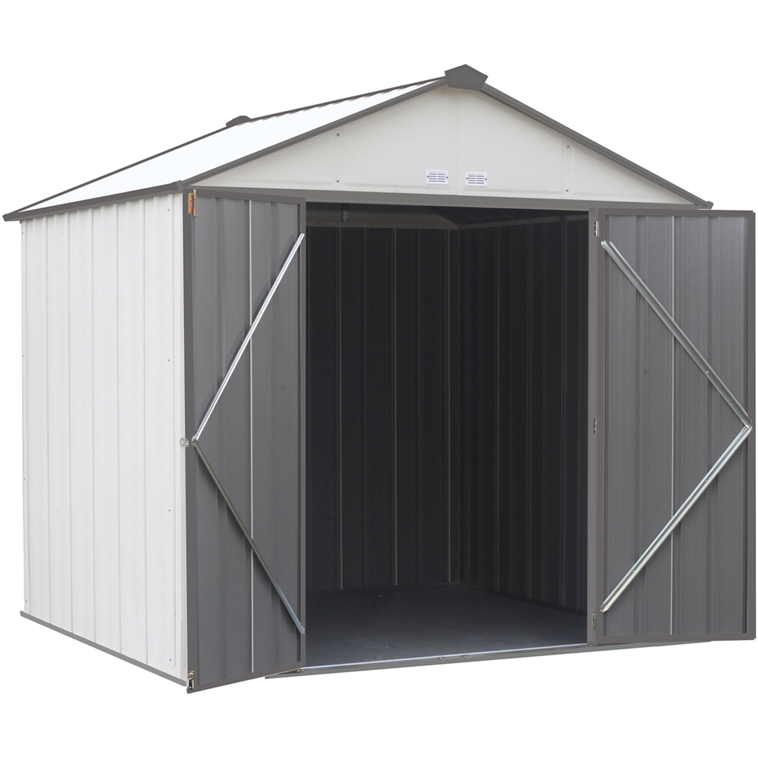 EZEE Shed® Steel Storage Shed 8' Width x 7' Depth - Sheds For Space