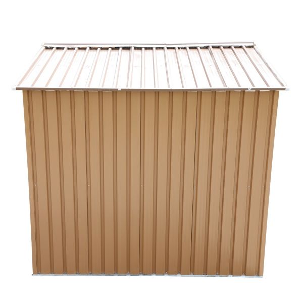 Metal Storage Shed - Coffee Brown (8' Width x 6' Depth) - Sheds For Space