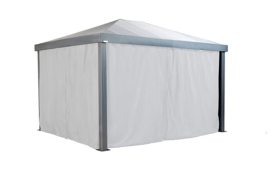 Curtains for Monteserra Gazebo, 10 ft. x 12 ft., Poly (Gazebo Not Included) - Sheds For Space