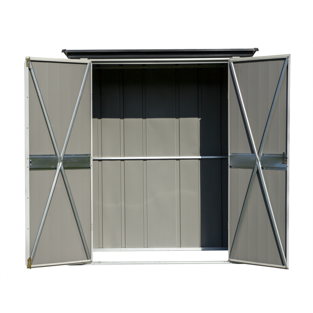 Spacemaker Patio Steel Storage Shed, 5' Width x 3' Depth - Sheds For Space