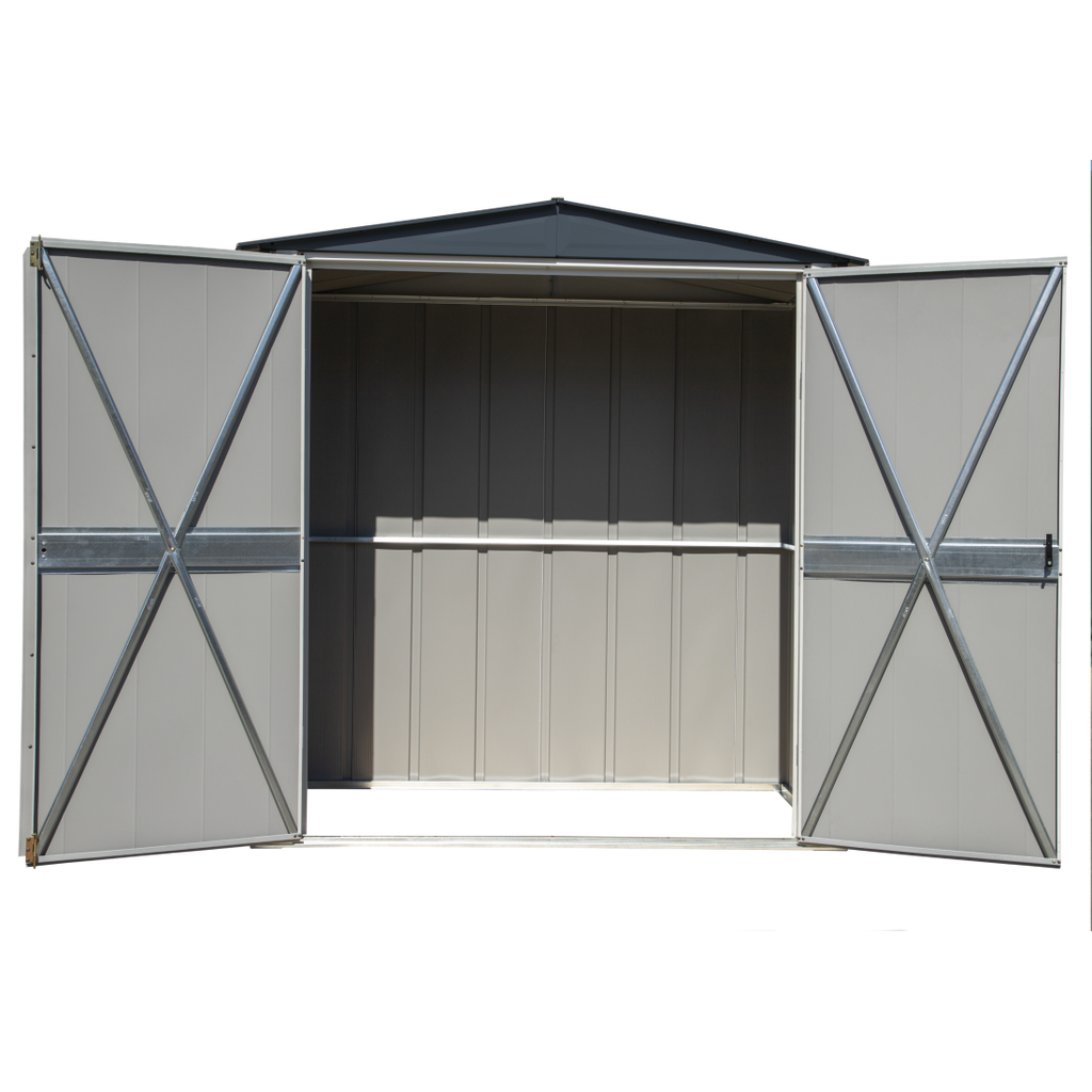 Spacemaker Patio Steel Storage Shed, 6' Width x 3' Depth - Sheds For Space