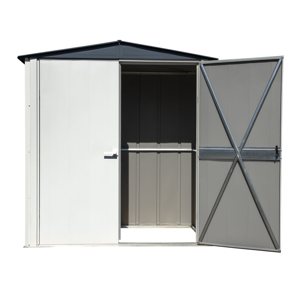 Spacemaker Patio Steel Storage Shed, 6' Width x 3' Depth - Sheds For Space