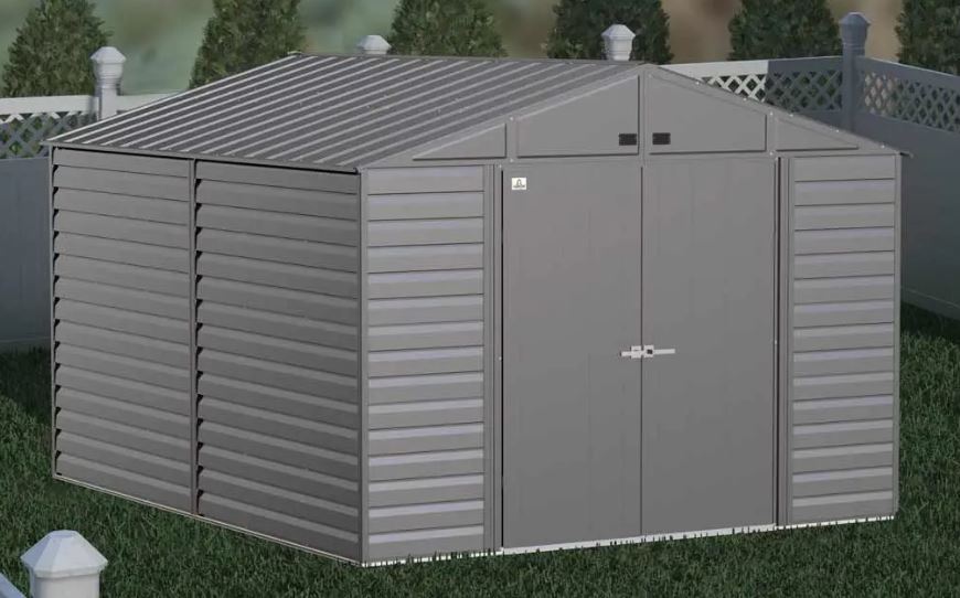 Arrow Select Steel Storage Shed, 10' Width x 8' Depth