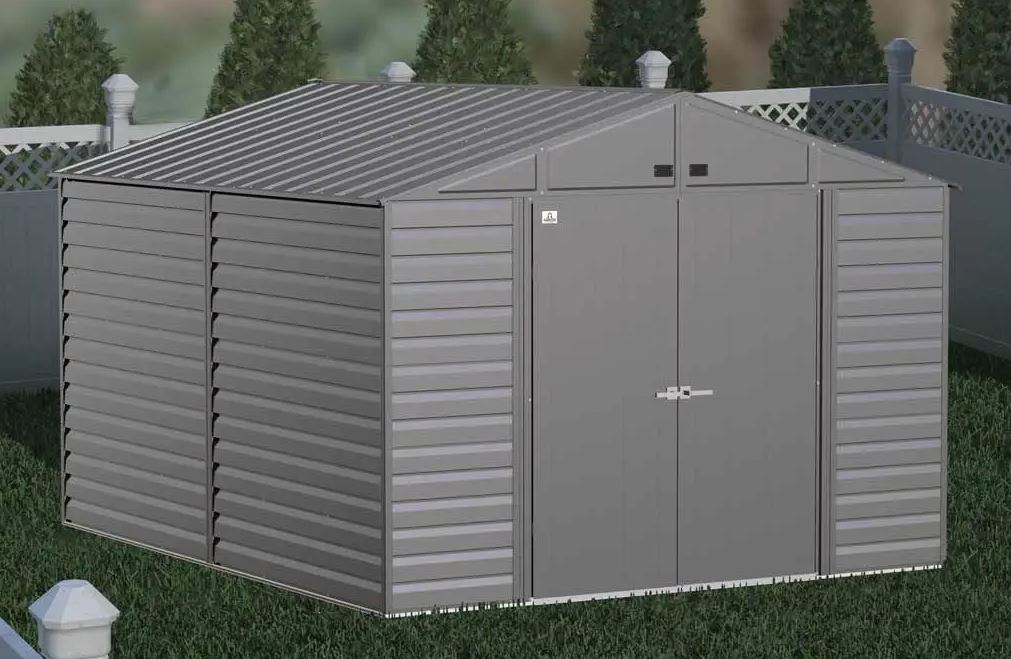 Arrow Select Steel Storage Shed, 10' Width x 12'Depth - Sheds For Space