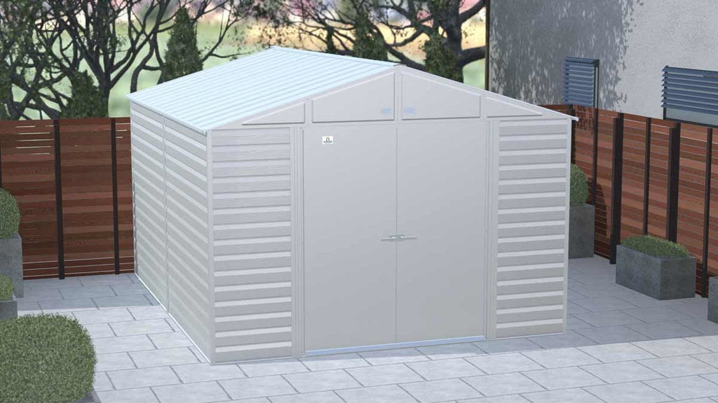 Arrow Select Steel Storage Shed, 10' Width x 8' Depth - Sheds For Space