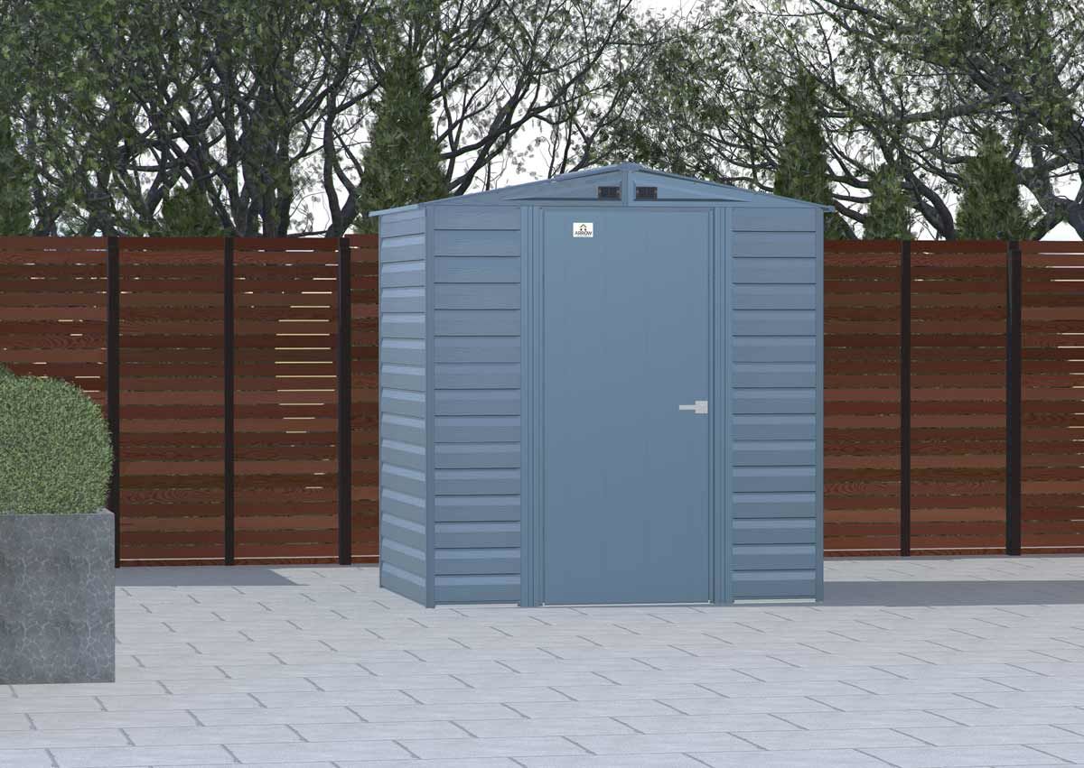 Arrow Select Steel Storage Shed, 6' Width x 5' Depth - Sheds For Space