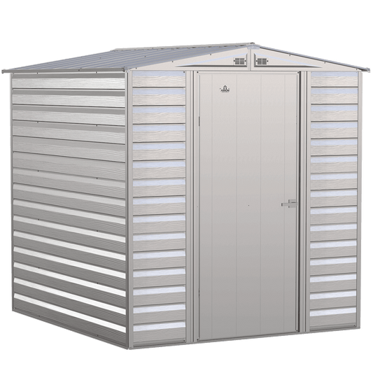 Arrow Select Steel Storage Shed, 6' Width x 7' Depth - Sheds For Space