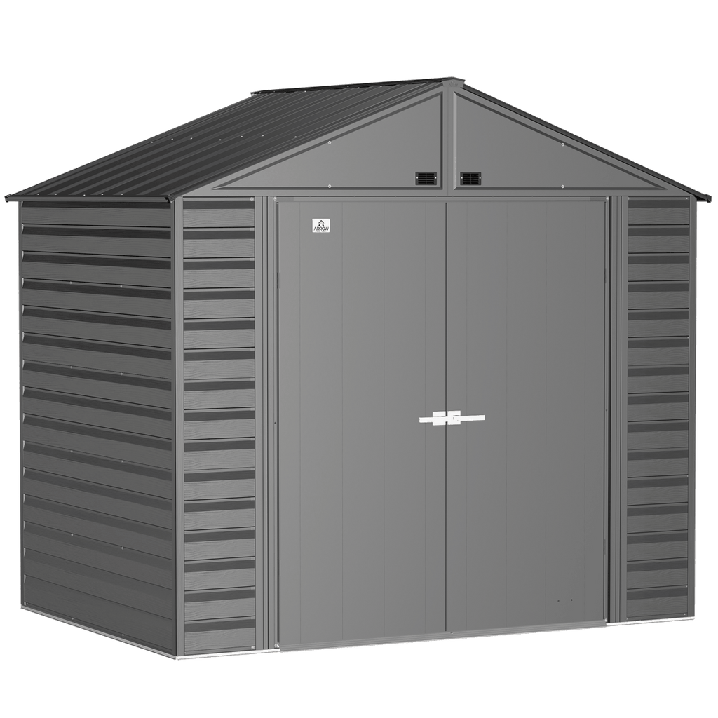 Arrow Select Steel Storage Shed, 8' Width x 6' Depth - Sheds For Space