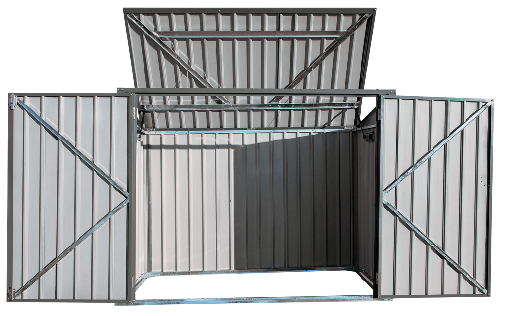 Storboss™ Horizontal Shed, 6' Width x 3' Depth - Sheds For Space